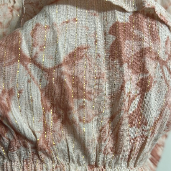 EXPRESS Floral Off-Shoulder Ruffle Top - Picture 4 of 4